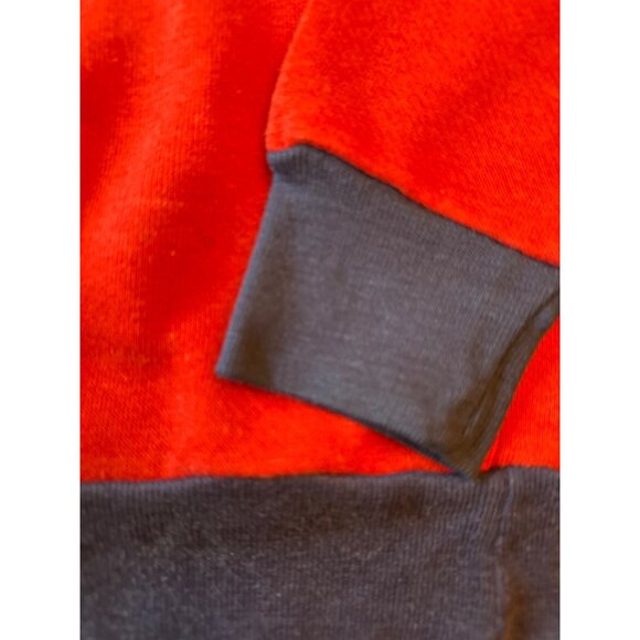 Rob Roy Red Pullover Sweatshirt With Navy Trim Size 12 Vintage 80s - Picture 3 of 3